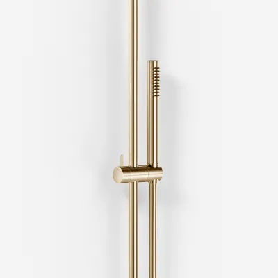 Semplice SRL10 S03 - Termostatsett, Rain DeLuxe RHB30, Ø30 cm., Polert messing naturfarget