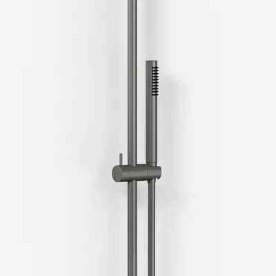 Semplice SRL10 S03 - Termostatsett, Rain DeLuxe RHB30, Ø30 cm., PVD Matt Gun Metal