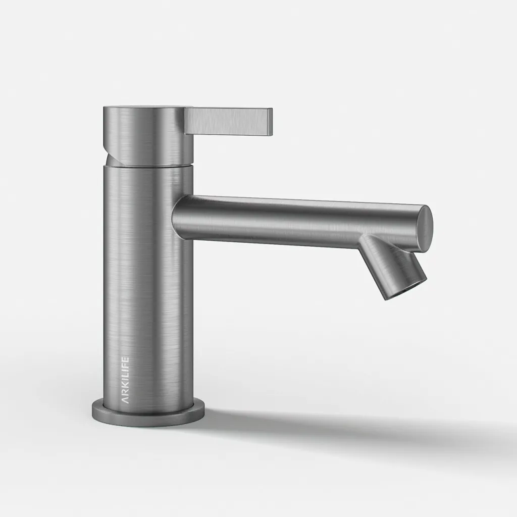 ArkiLife AVAO AA501 - S-størrelse, Servantkran, Børstet rustfritt stål