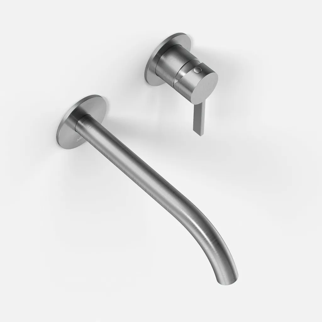 ArkiLife AVAO AA502 - Servantkran med 22 cm tut, børstet rustfritt stål