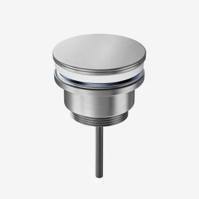 Classwell CBV02 - Universal bunnventil, børstet rustfritt stål