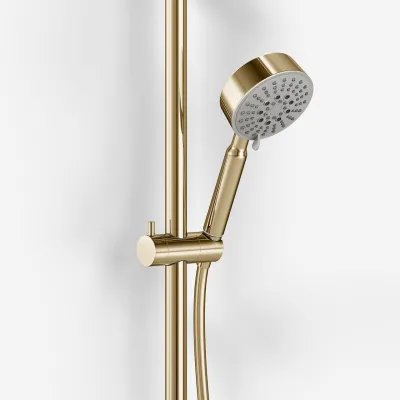ArkiLife AVAO AABT900 - Termostatsett Ø30 Wellness Rain, PVD polert messing