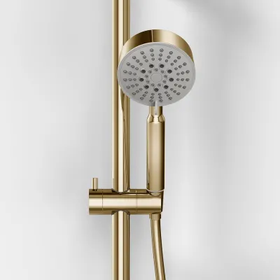 ArkiLife AVAO AABT900 - Termostatsett Ø30 Wellness Rain, PVD polert messing