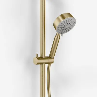 ArkiLife AVAO AABT900 - Termostatsett Ø30 Wellness Rain, PVD Børstet Messing