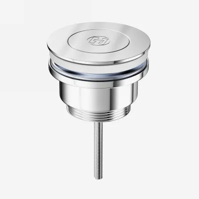 Hassel&Teudt HBV01 - Universal push-open bunnventil, krom