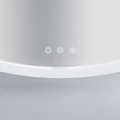 Pulcher Mood 1 PM1-080 - Ø80 cm Antiduggspeil m/lys- og lysstyring, Mathvid 