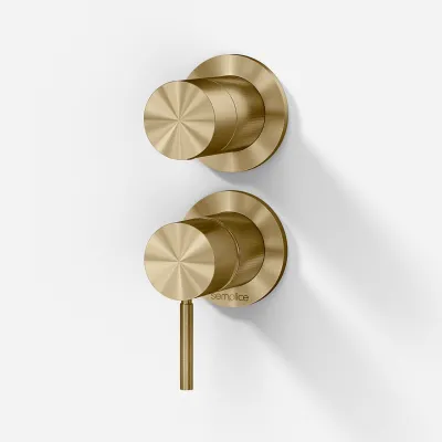Semplice SBR901 - Innfelt armatur, PVD børstet messing