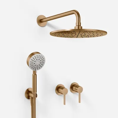ArkiLife AVAO AA801 S01 - Ø30 Velværeregn m/EasyClean, PVD Børstet kobber