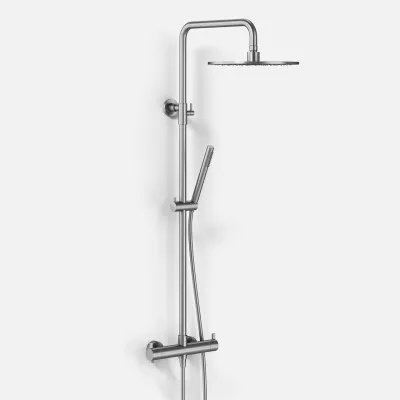ArkiLife AVAO AABT900 S02 - Termostatsett Ø30 Wellness Rain, Børstet Rustfritt Stål