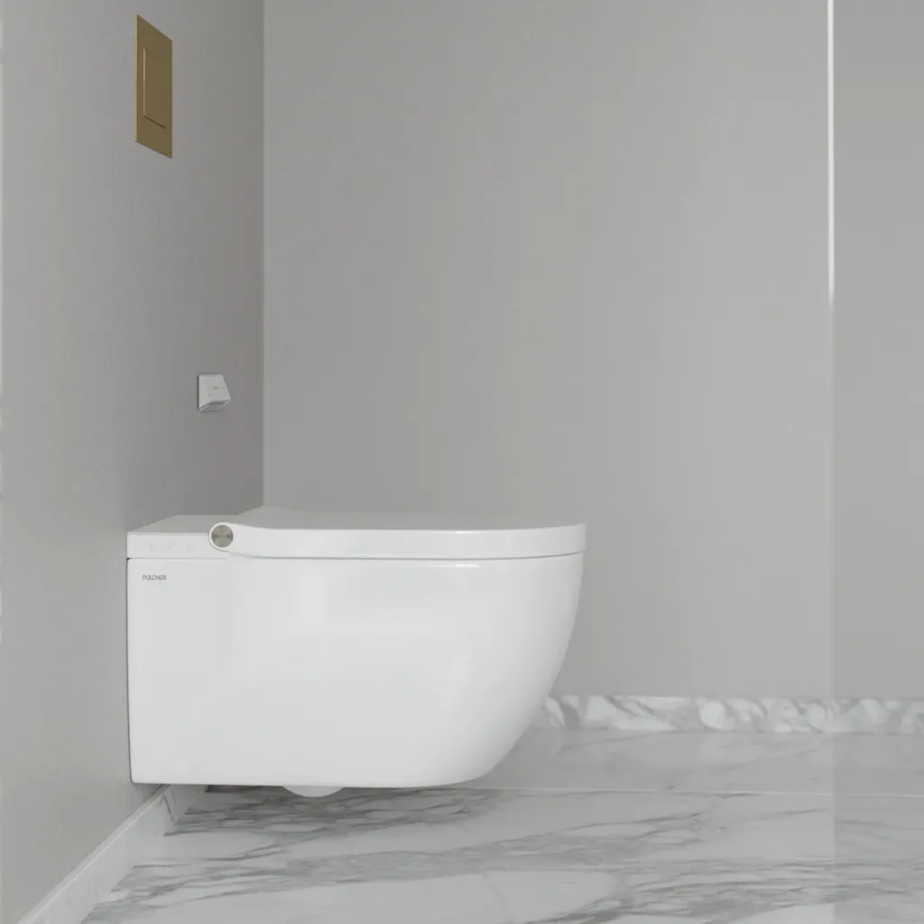 Aqualux PAX2-R Duschtoilet - LuxDusch Bidetfunksjon og myklukkende sete med varme