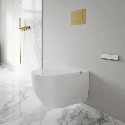 Aqualux PAX2-R Duschtoilet - LuxDusch bidetfunksjon og myklukkende sete