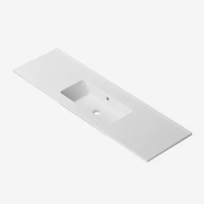 ArkiLife Ceramo® AC12036 - Matt hvit, uten kranhull