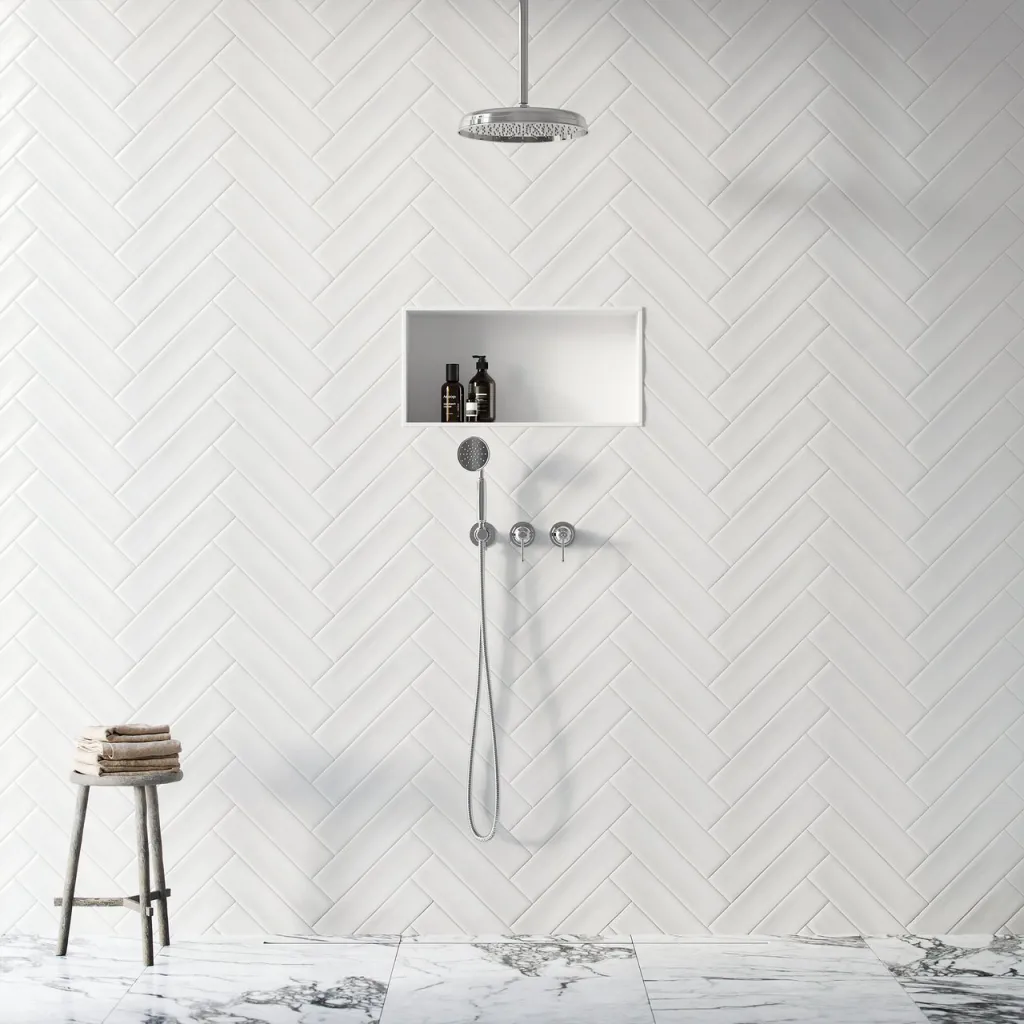 Hassel&Teudt HBR801 S04 - Dusjsett Ø31cm, Tak, Krom