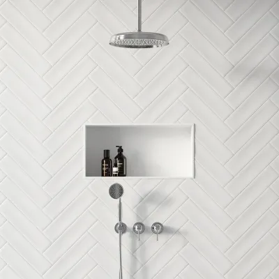 Hassel&Teudt HBR801 S04 - Dusjsett Ø31cm, Tak, Krom