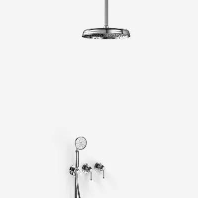 Hassel&Teudt HBR801 S04 - Dusjsett Ø31cm, Tak, Krom