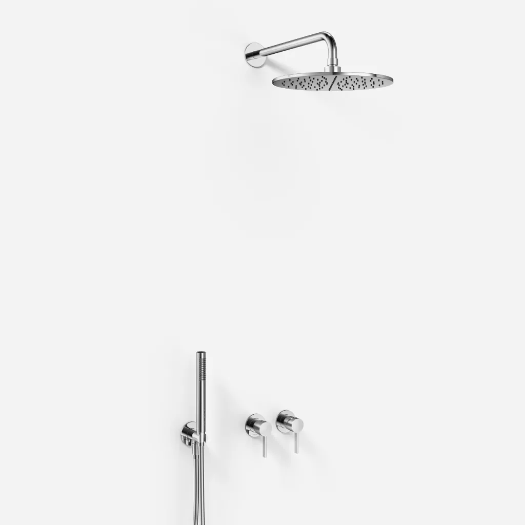 ArkiLife AVAO AA801 S02 - Ø30 cm. WellnessRain m/EasyClean, Stick, Chrome