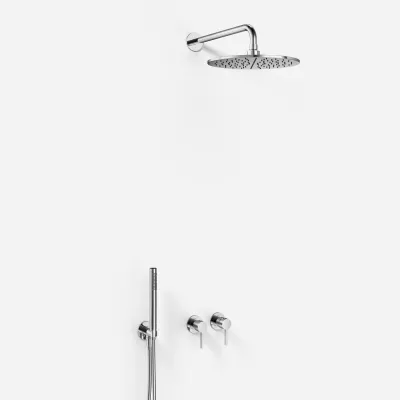ArkiLife AVAO AA801 S02 - Ø30 cm. WellnessRain m/EasyClean, Stick, Chrome