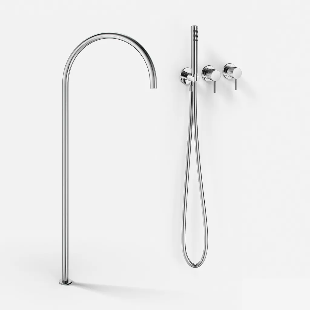 Semplice SBR801 S12 - Badekar/dusj, krom