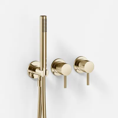 Semplice SBR801 S12 - Badekar/dusj, naturlig polert messing