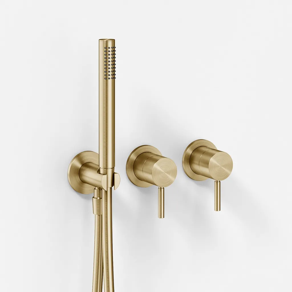 Semplice SBR801 S12 - Badekar/dusj, PVD Børstet messing