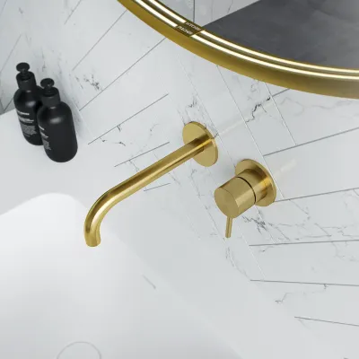 Semplice SHV502 S02 - 19 cm tut, PVD børstet messing