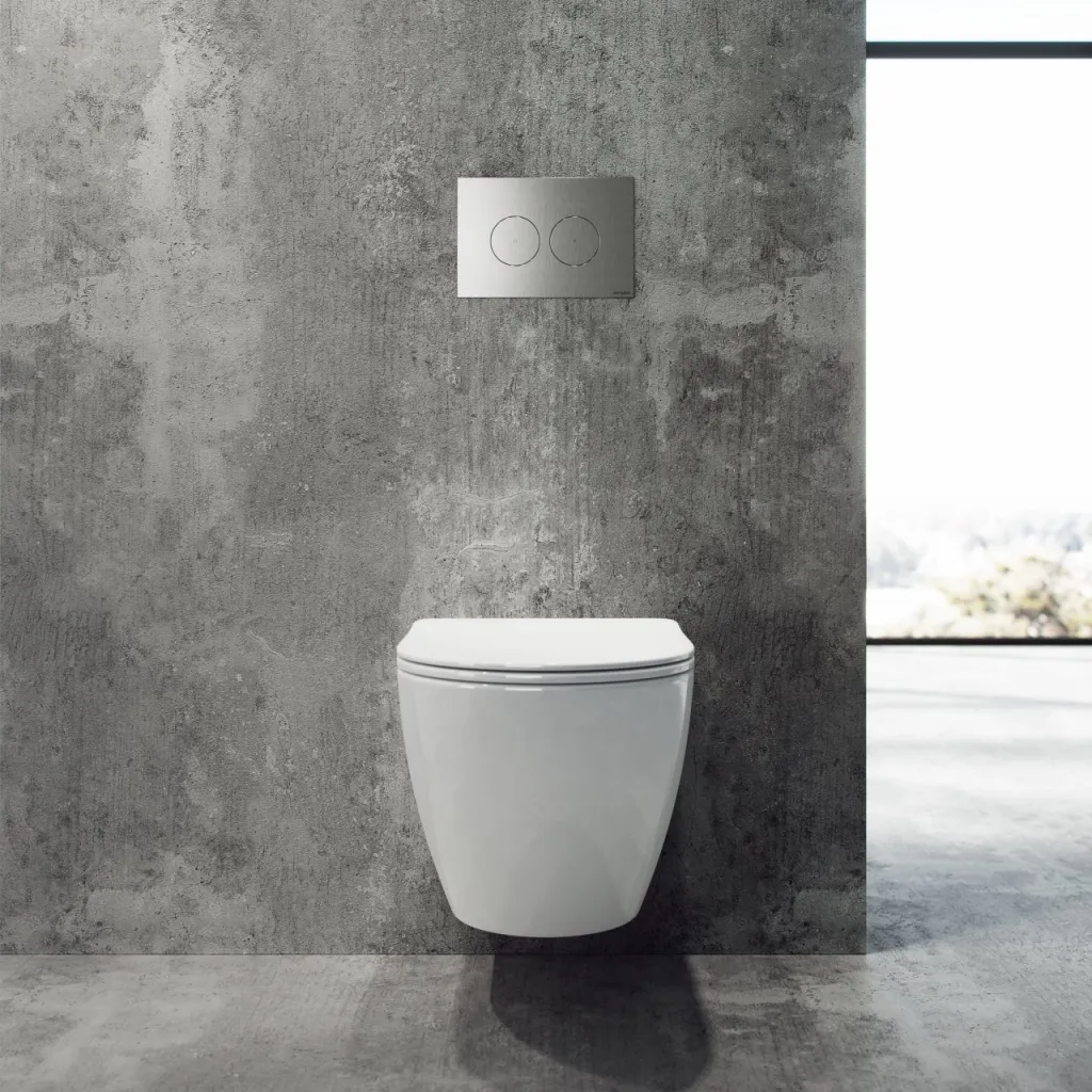 Dodo PD18 - Toalett i hvitt porselen med Vortex-spyling + EasyClean-belegg