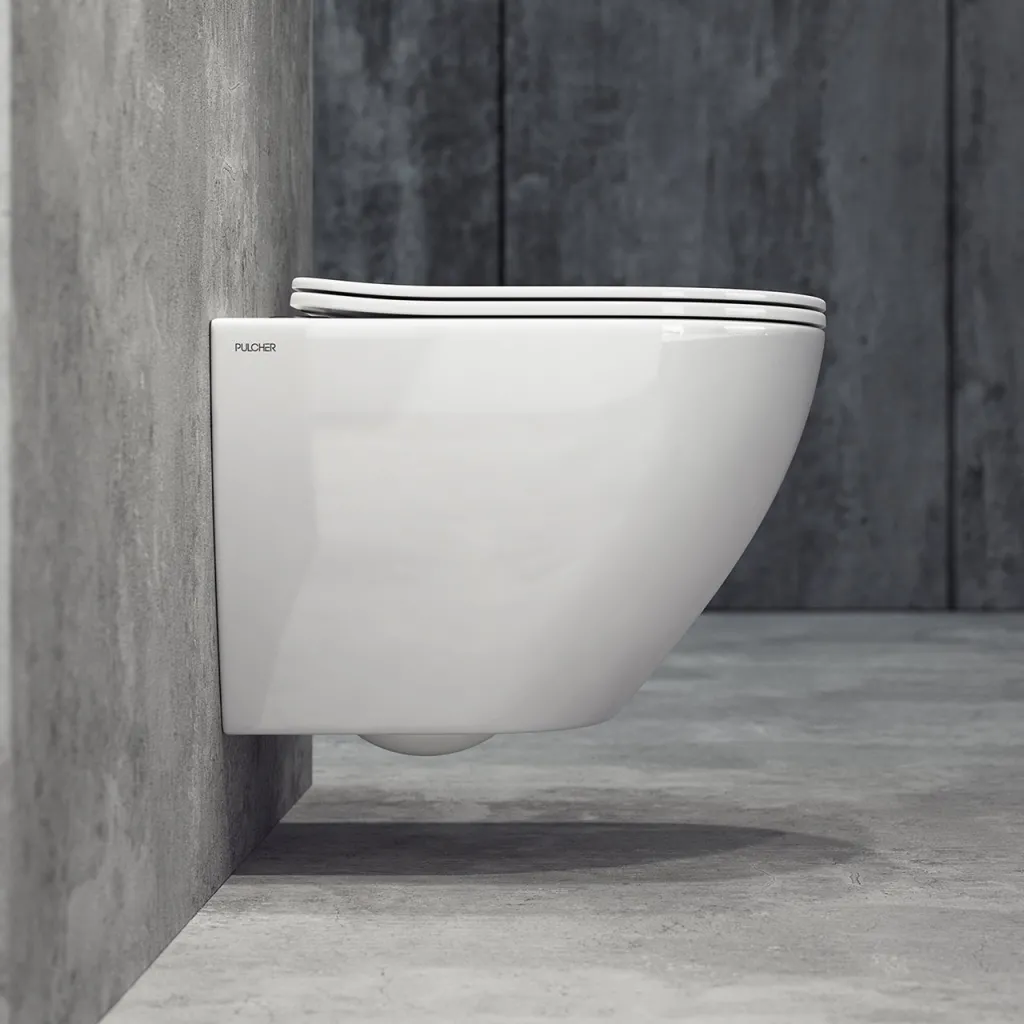 Dodo PD18 - Toalett i hvitt porselen med Vortex-spyling + EasyClean-belegg