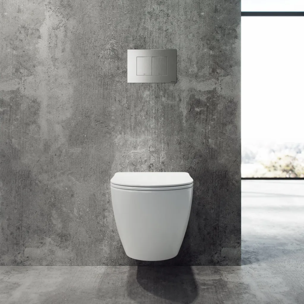 Dodo PD18 - Toalett i matt hvit porselen med Vortex-spyling + EasyClean-belegg