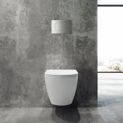 Dodo PD18 - Toalett i matt hvit porselen med Vortex-spyling + EasyClean-belegg