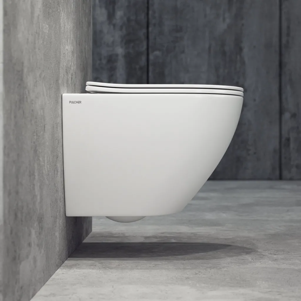 Dodo PD18 - Toalett i matt hvit porselen med Vortex-spyling + EasyClean-belegg