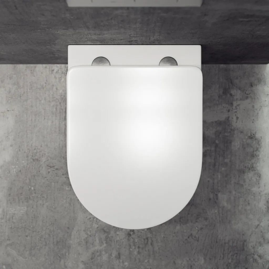 Dodo PD18 - Toalett i matt hvit porselen med Vortex-spyling + EasyClean-belegg