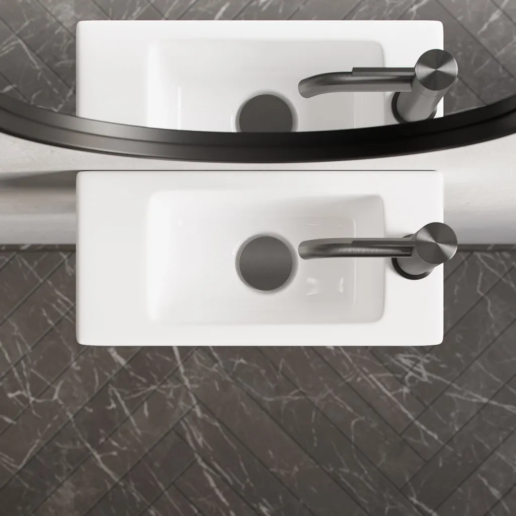 Brick 400 - Blank hvit