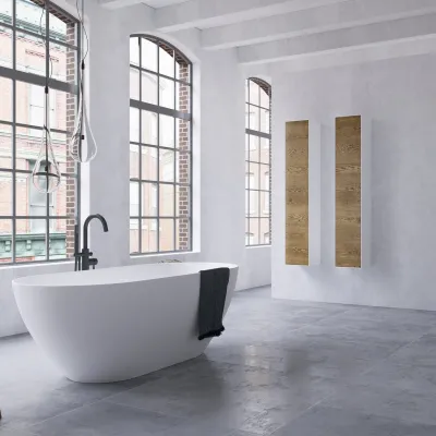 Copenhagen Chic CC3530 - Høyskap i Mattvid Corian® og rå vill eik