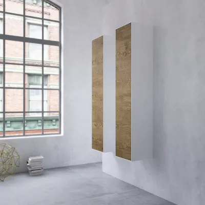 Copenhagen Chic CC3540 - Høyskap i Mattvid Corian® og rå vill eik