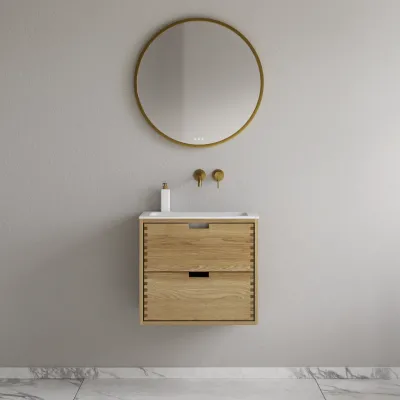 CPH Tapwork Soho 60 - MKII, fingertappede skap i naturlig eik inkludert Mathvid SolidTec®-vask