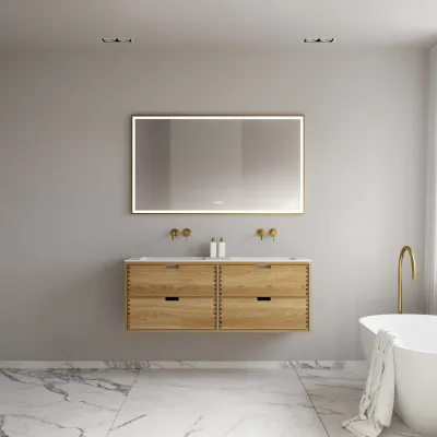 CPH Tapwork Soho 140D - MKII, fingertappede skap i naturlig eik inkludert Mathvid SolidTec®-vask