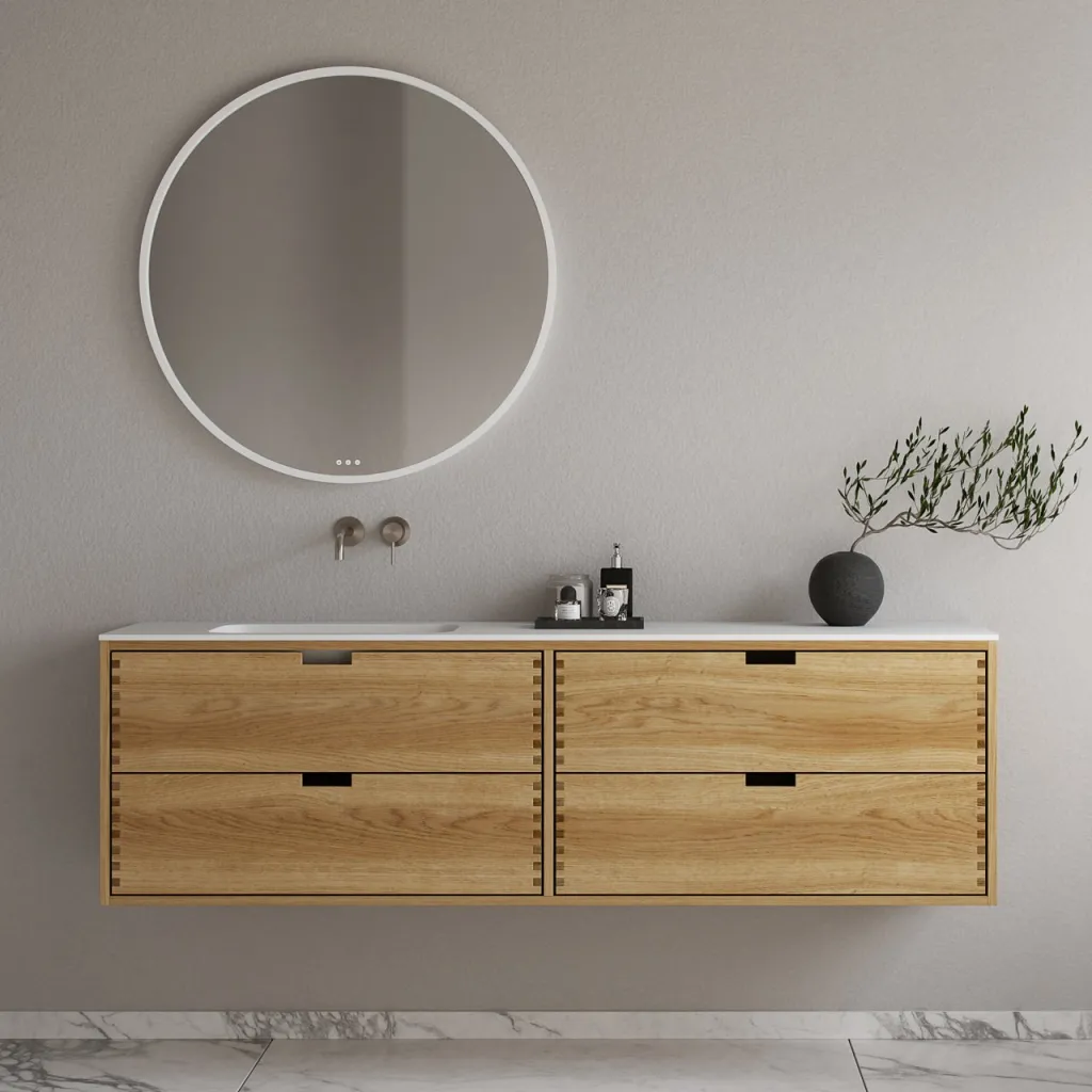 CPH Tapwork Soft 180L - MKII, fingertappede skap i naturlig eik inkludert Mathvid SolidTec®-vask