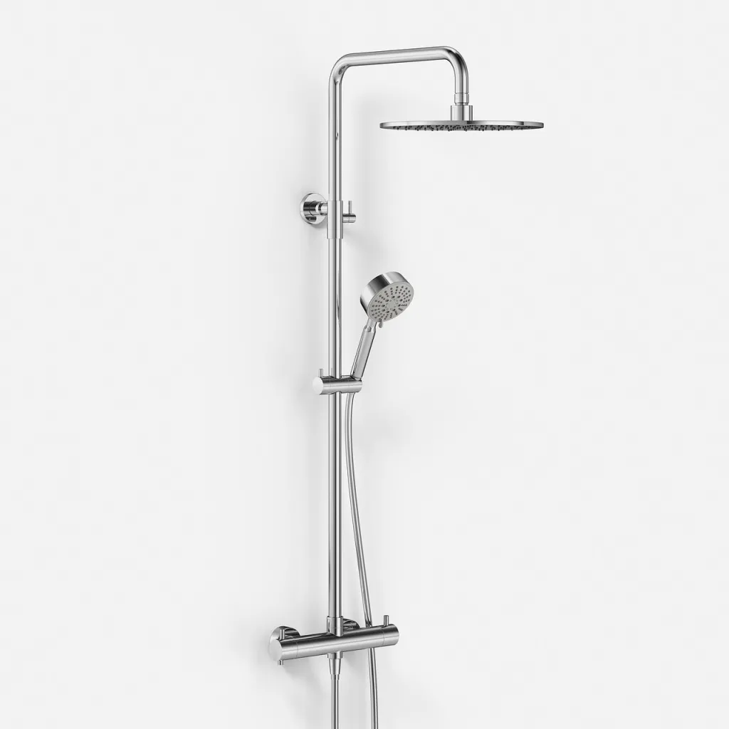 Classwell C900 -  Termostatsett XL Rain DeLuxe Ø30 EasyClean, Krom