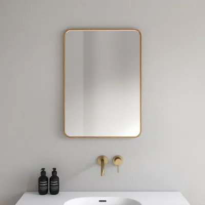 Noorwork NM5070 - 50x70 cm, speil med treramme i oljet eik