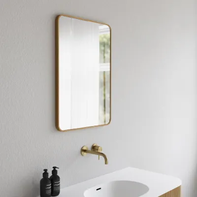 Noorwork NM5070 - 50x70 cm, speil med treramme i oljet eik