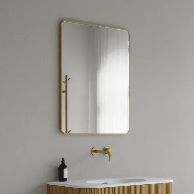 Noorwork NM6080 - 60x80 cm, speil med treramme i oljet eik