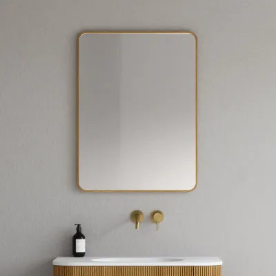 Noorwork NM6080 - 60x80 cm, speil med treramme i oljet eik