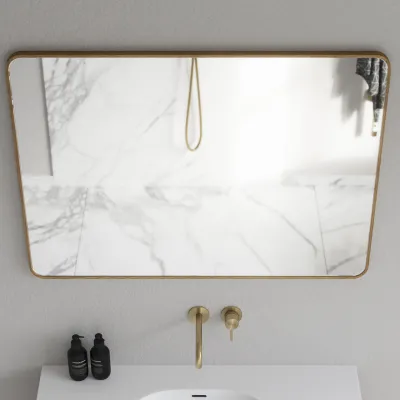 Noorwork NM7010 - 70x100 cm, speil med treramme i oljet eik