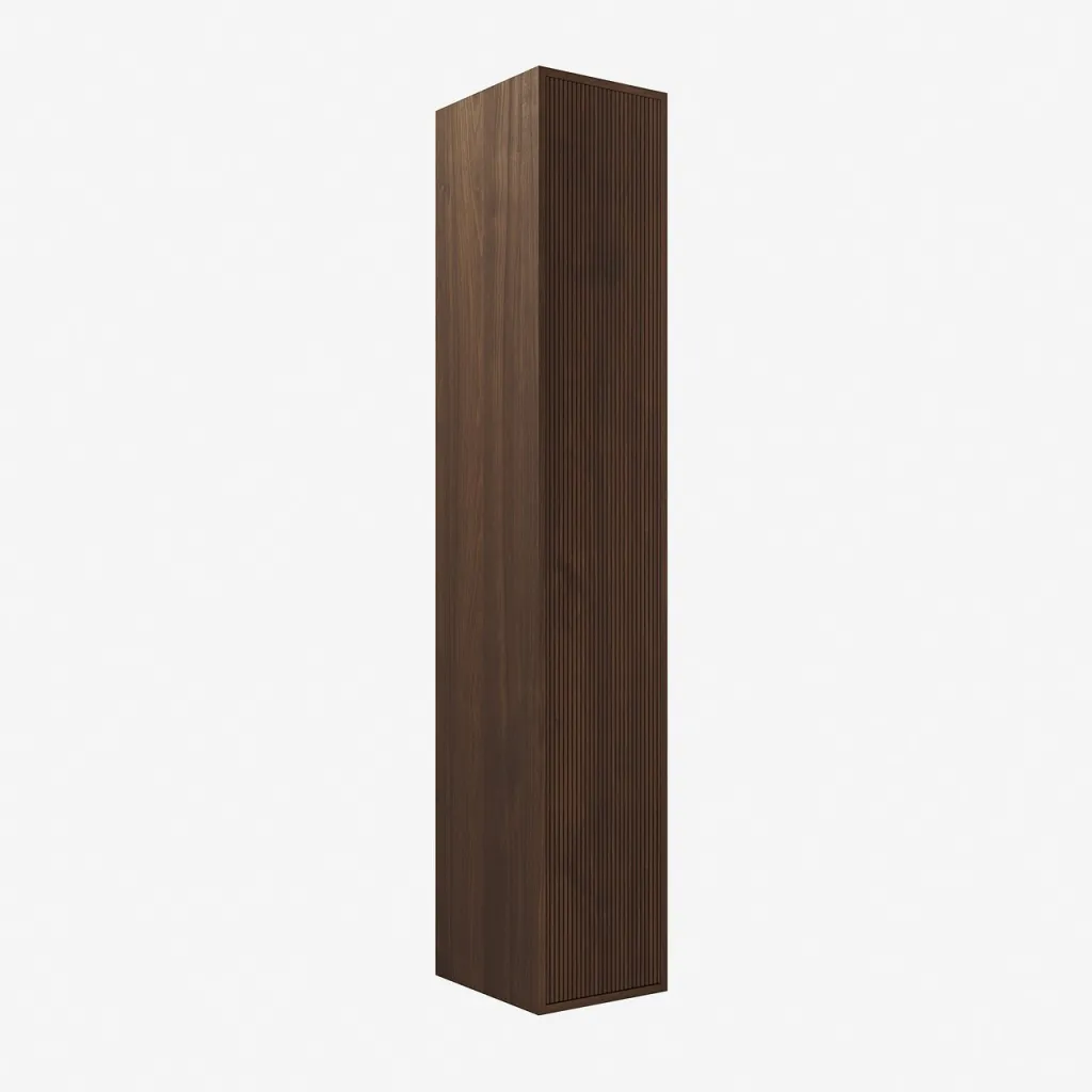 Noorwork NHC3317 - 30x35x170 cm High cabinet, Walnut
