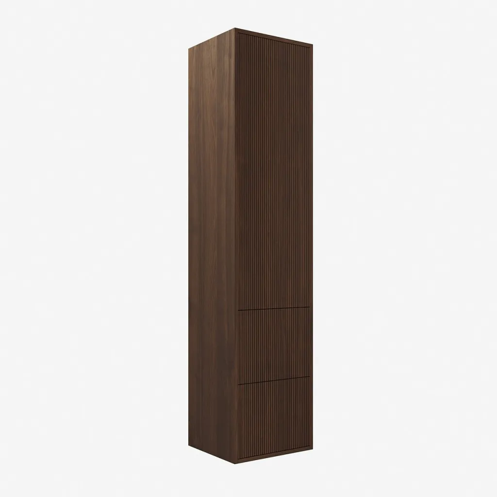 Noorwork NHC4317 - 40x35x170 cm High cabinet, Walnut