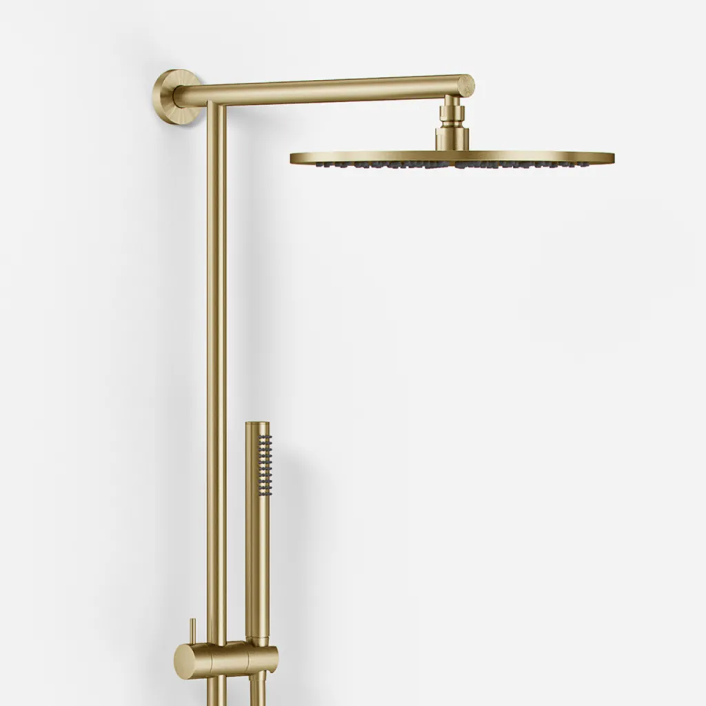 Semplice SRL10 S03 - SmartTerm, Rain DeLuxe Ø30 cm., PVD børstet messing