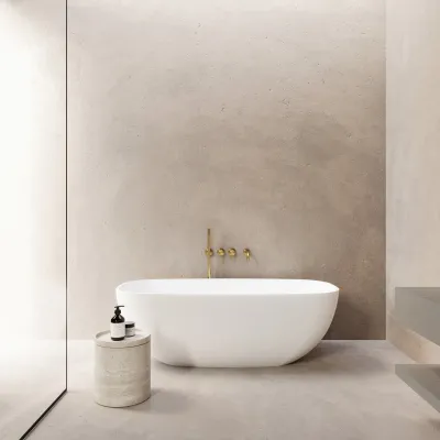 Semplice SBR801 S11 - Badekar/dusj, PVD børstet messing