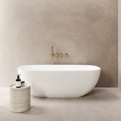 Semplice SBR801 S11 - Badekar/dusj, PVD børstet messing