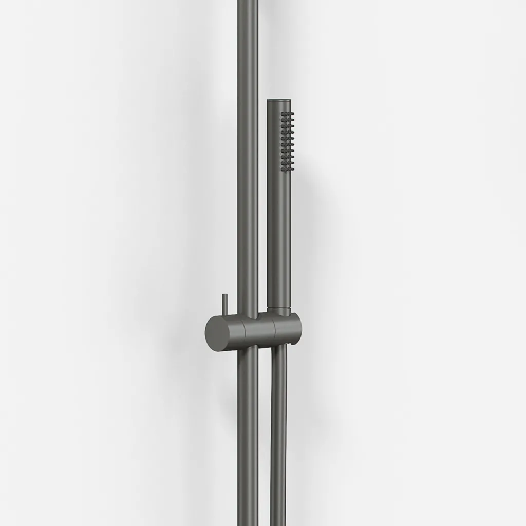 Semplice Rain DeLuxe SRL02 - SmartTerm Ø25 EasyClean, PVD Matt Gun Metal