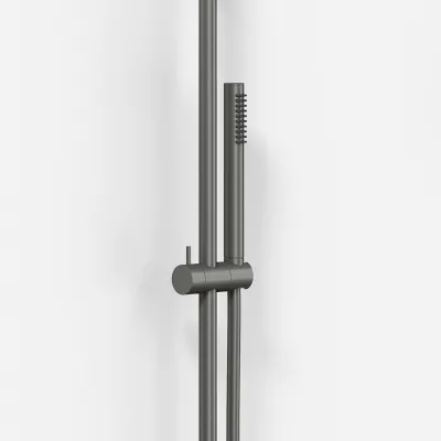 Semplice Rain DeLuxe SRL02 - SmartTerm Ø25 EasyClean, PVD Matt Gun Metal